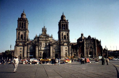 de kathedraal van Mexico Stad